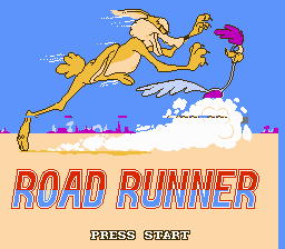 Road Runner title screenshot